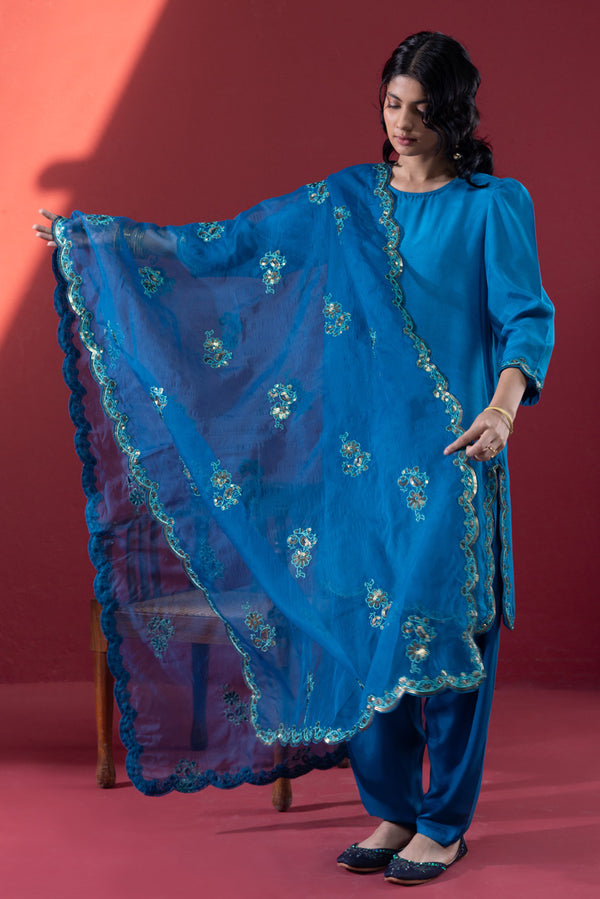 Scalloped Sequin 3-Piece Set