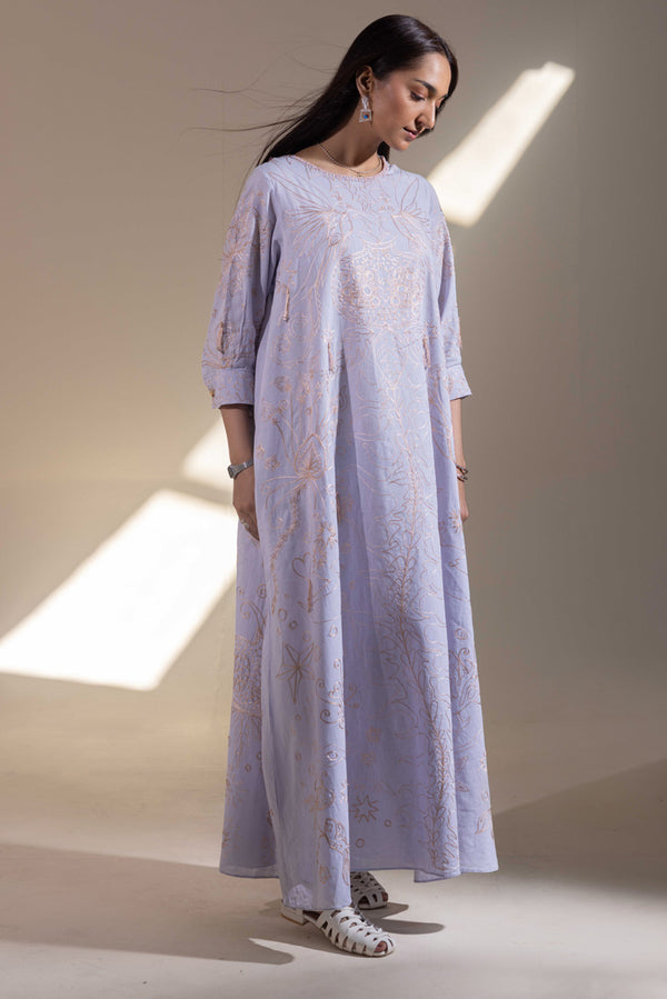 Starry Knots Aari-Embroidered Dress