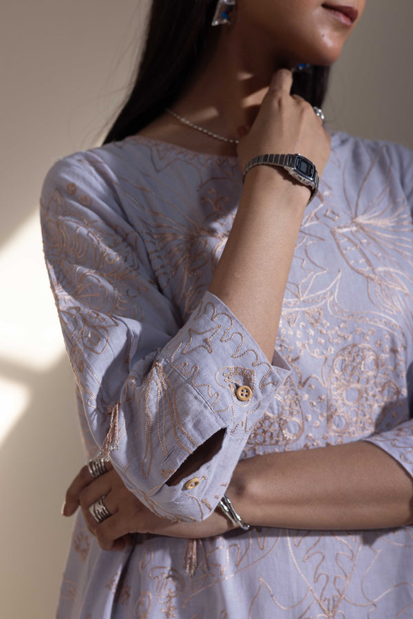 Starry Knots Aari-Embroidered Dress