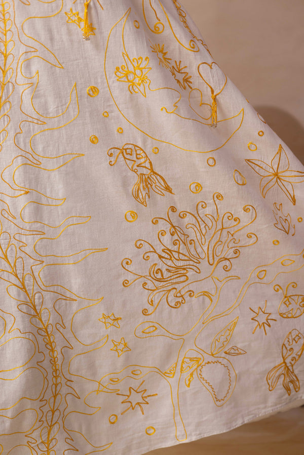 Starry Knots Aari-Embroidered Dress