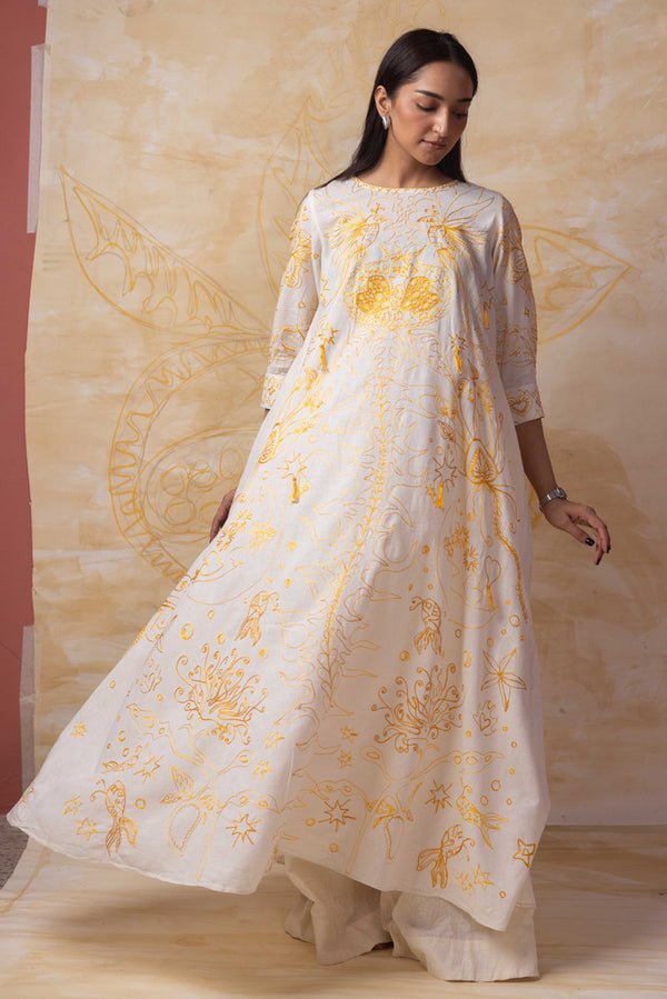 Starry Knots Aari-Embroidered Dress