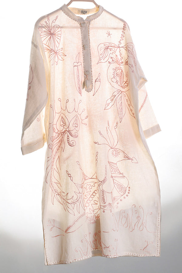 Mirchi Heart Embroidered Shirt