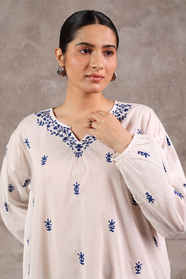N K R Hand-Embroidered Shirt