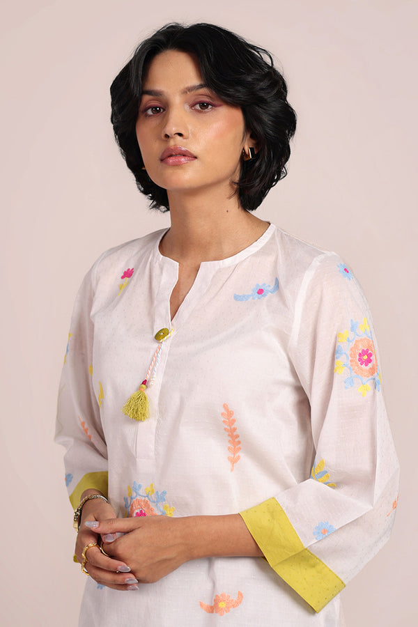 Sea Foam Pastel Grace Kurta