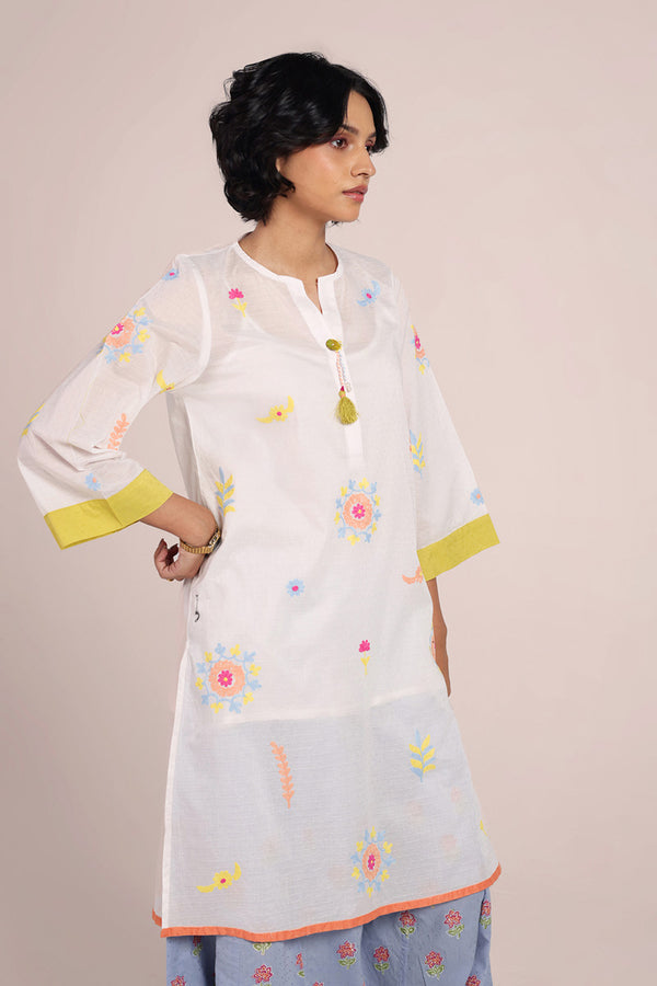 Sea Foam Pastel Grace Kurta