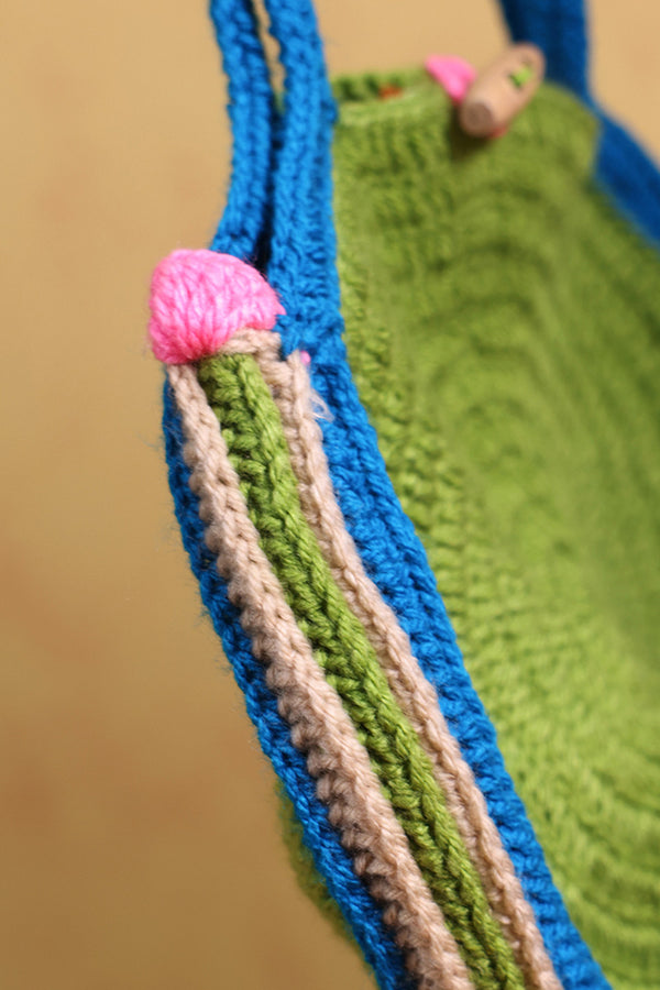 Hand-Crochet Sling Bag