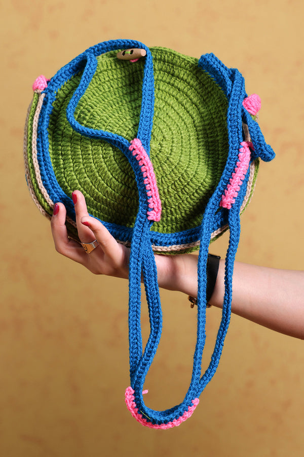 Hand-Crochet Sling Bag