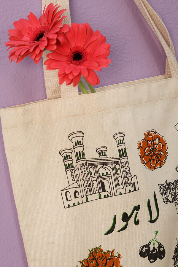 Lahore Nama Tote Bag