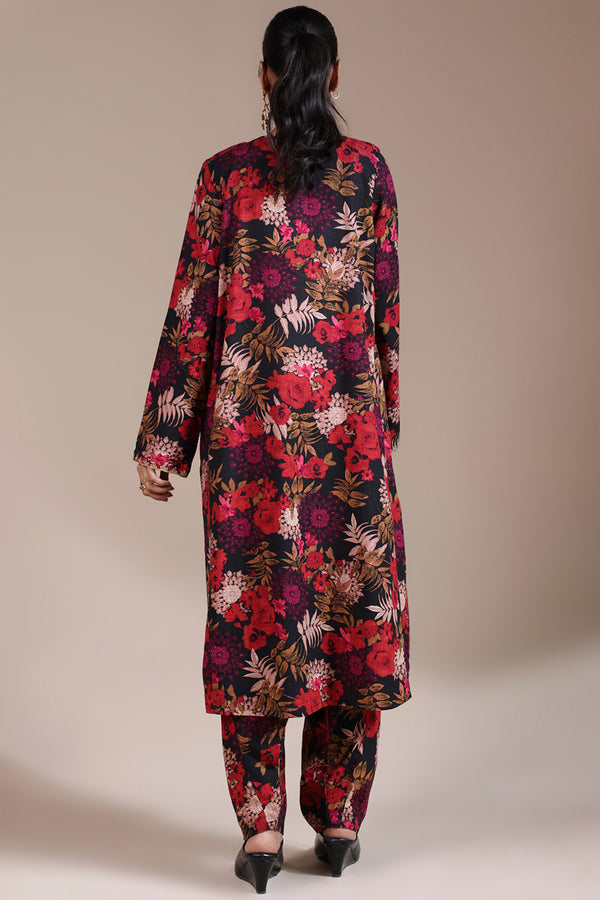 Vibrant Roses Gilded Set