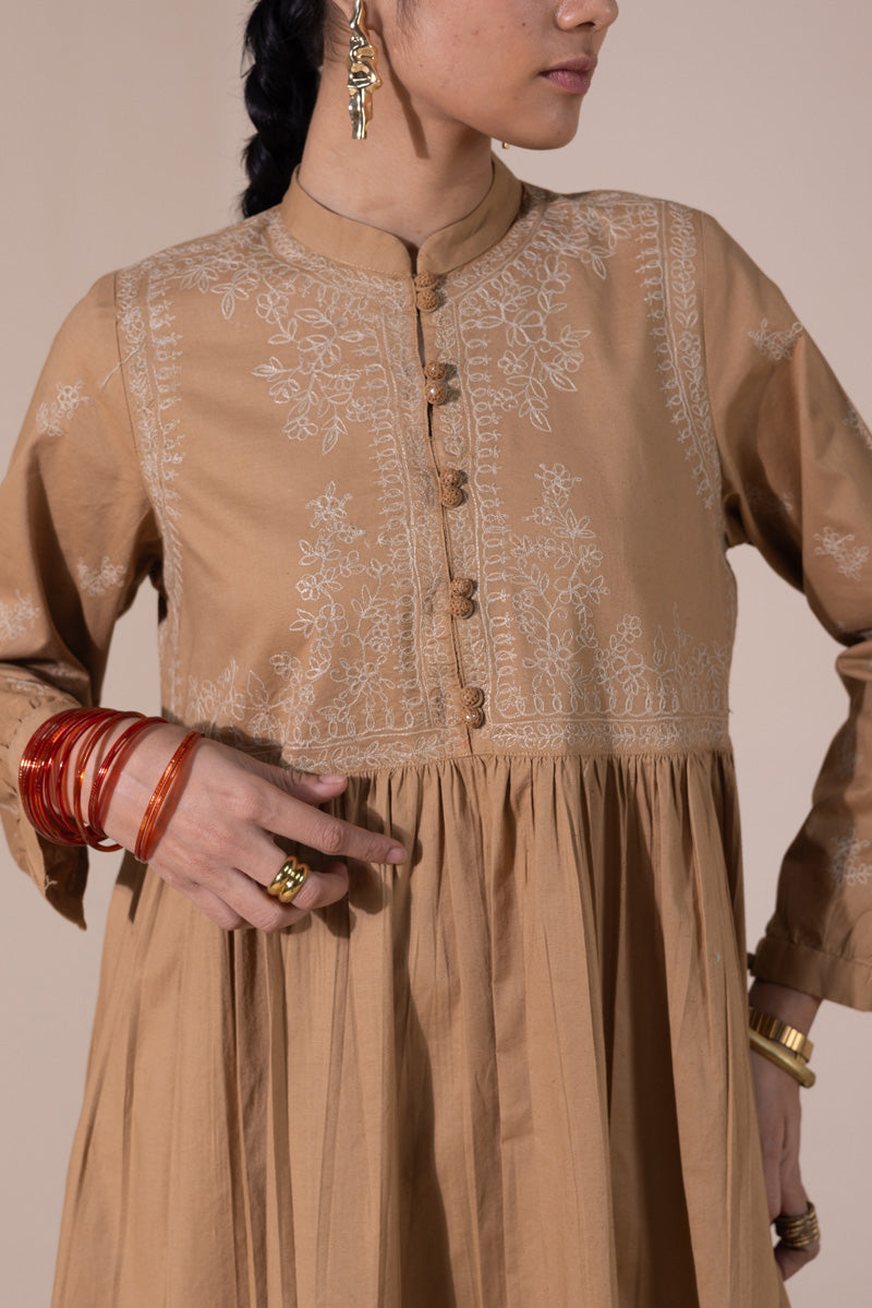 Embroidered Flared Timeless Set