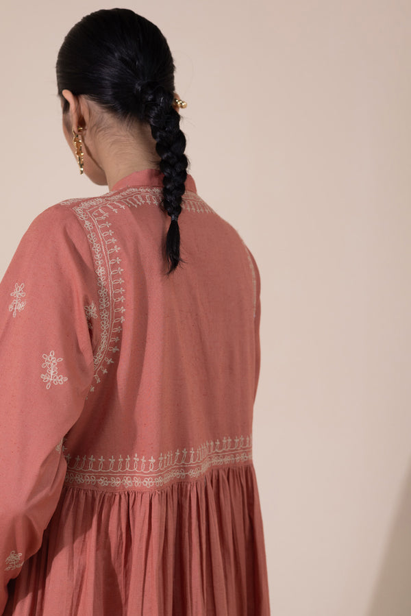 Embroidered Flared Timeless Set