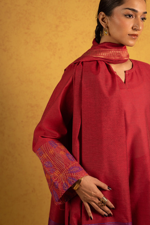 Weave Story Lurex 3-Piece Suit