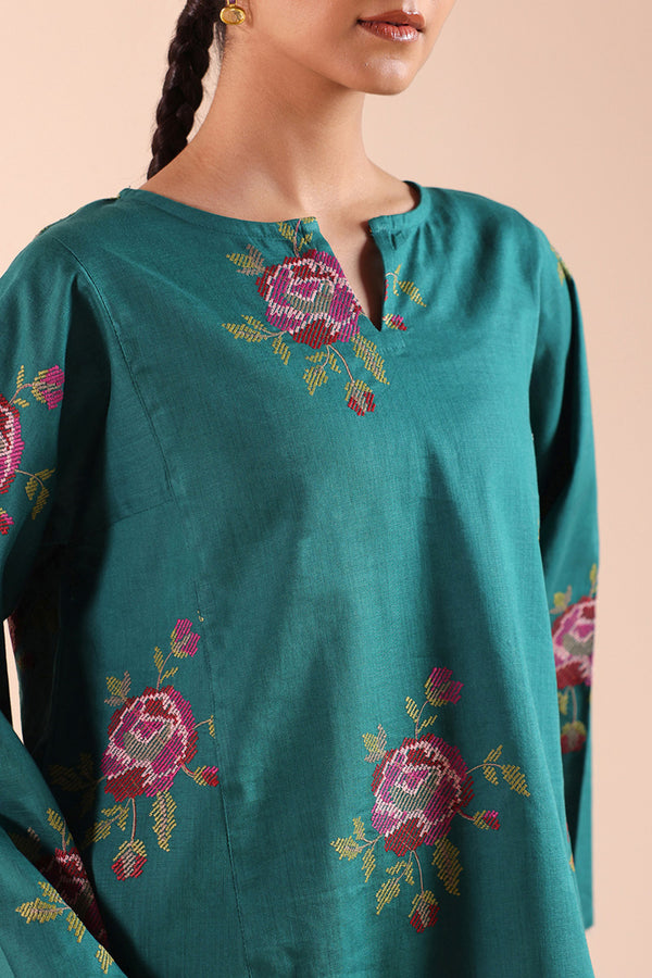 Embroidered Pixel Play Kurta