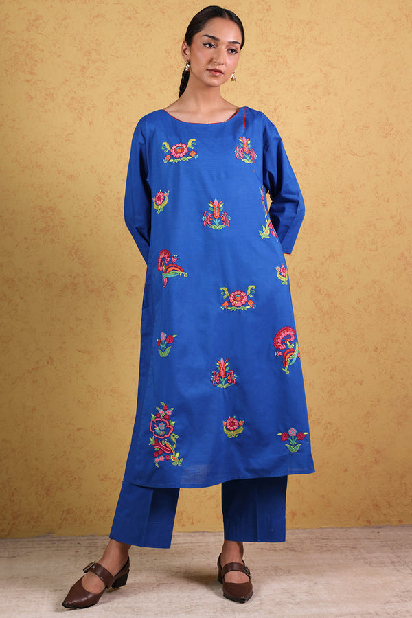 Hand-Embroidered Melange Set