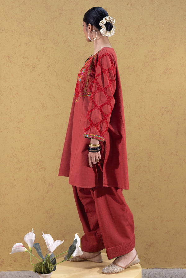 Hand-Embroidered Hues Set