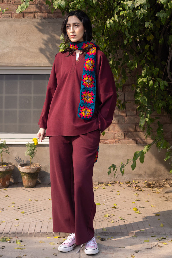 Drop Shoulder Sweat Set