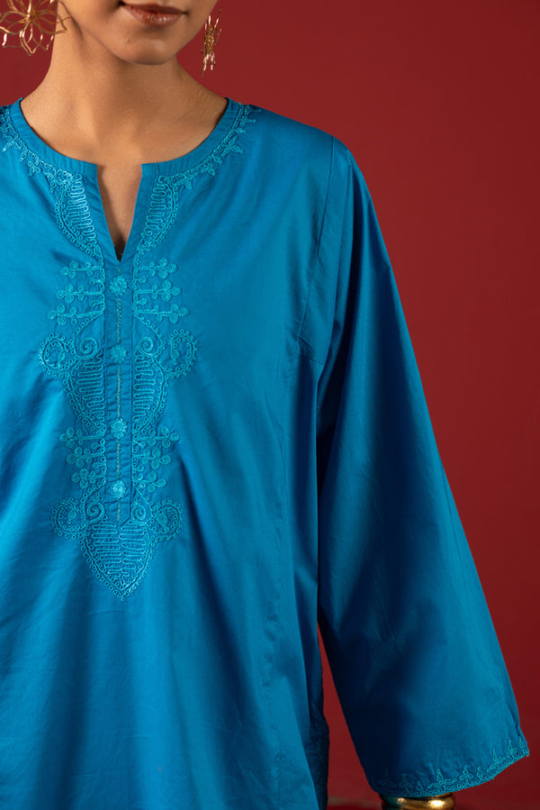 Embroidered Chitrali Chogha Set