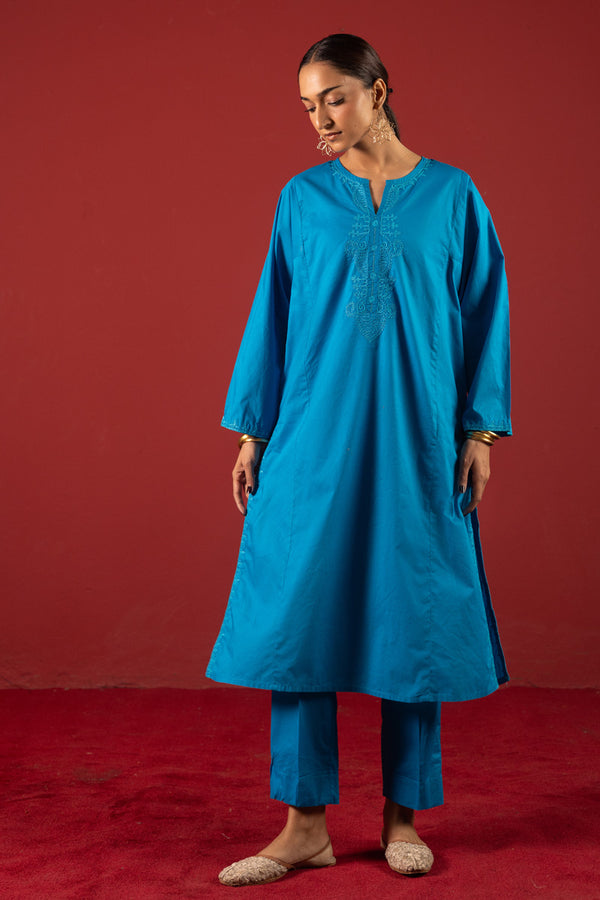 Embroidered Chitrali Chogha Set