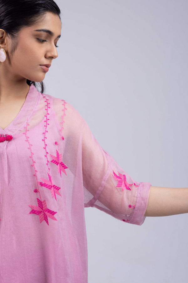 Phool Kahani Embroidered Shirt
