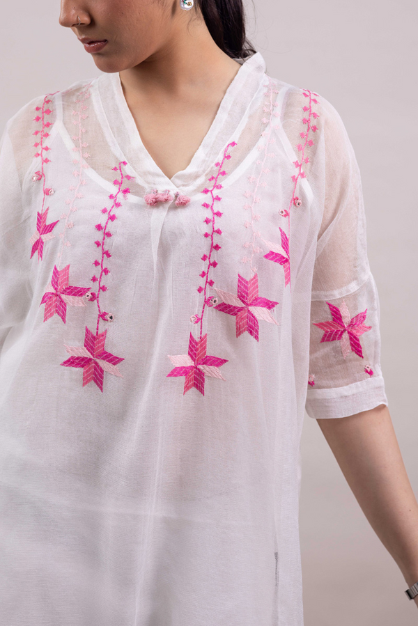 Phool Kahani Embroidered Shirt